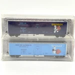 Micro-trains Scale 69112 Snoboy Snomaid 50FT Mechanical Reefer Set. Fixed Price $29.99.