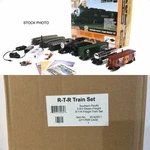 Rail King By Mth 30-4245-1 Southern Pacific 2-8-0 Steam Rtr Freight Train Set. Fixed Price $475.00.