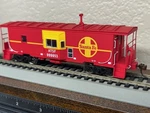 Atsf Santa Fe Bay Window Red Caboose - Ho Scale W/interior Platinum Line New. Fixed Price $87.95.