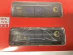 Micro Trains #983 053 Scale "b&o Chessie System Weathered 2 Pack. Fixed Price $61.95.