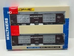 Walthers Ho 2-PACK Milwaukee Road 86' High Cube 8-DOOR Box Car 932-235313. New!. Fixed Price $59.99.