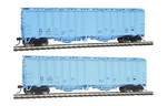 Walthers Scale Gold Line(tm) 50' Airslide(r) Covered Hopper 2-PACK Gacx. Fixed Price $64.99.