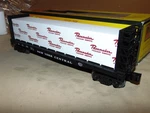 Mth Railking 30-76652 New York Central Bulkhead Flatcar With Lumber + Box. Fixed Price $30.00.