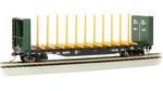 Bachmann 12902 52' Center-beam Flatcar Canadian National #604751 Ho Scale. Fixed Price $24.99.