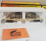 Rail King Mth Us Army Flat Car With Tan Willy's Jeep O Gauge 30-76125. Fixed Price $52.99.