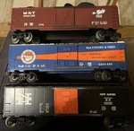 Lionel 6-19292 6464 Series, Vi", Three Boxcars, New In. Fixed Price $90.00.