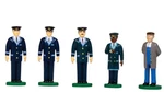 Bachmann Ho Working People Railway Personnel PKG(5) 33302. Fixed Price $22.98.