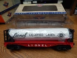 Lionel 6-19449 Liquefied Gar Tank Car Used In Box Gauge Look. Fixed Price $35.00.