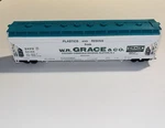Athearn Shpx 52199 W.r. Grace & 55 Centerflow 4-BAY Covered Hopper Car. Fixed Price $10.50.