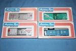 American Flyer By Lionel Freight Cars: #4-48302, #4-9711, #4-9713 And #4-9402. Fixed Price $53.95.