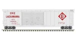Erie Lackawanna Rr Postwar 50' Double Door Boxcar 66410 Atlas 20006578 Ho. Fixed Price $29.99.