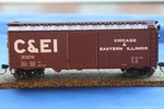 Walthers Ho Scale 40' Acf Welded BOXCAR/8' Door Chicago & Eastern Illinois #3329. Fixed Price $24.00.