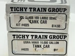 Tichy Ho Icc Class Large Dome & Usra 10,000 Gal Tank Car Kits. 4020, 4025. New!. Fixed Price $19.99.