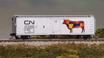 Bachmann 17963 Scale 50' Steel Reefer Canadian National "beef Special" Cn 2350. Fixed Price $32.99.