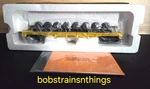 Rail King Gauge #30-7668 Mth Transport Flatcar W/8-WHEEL Sets #2000 New Iob. Fixed Price $43.99.