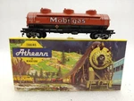 Athearn Ho Trains Yellow Box From 1950S Mobile Gas 3 Dome Tank Car Built Kit.. Fixed Price $9.99.