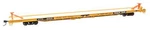 Walthers Mainline Ho Trailer-train Kttx #150530 (yellow, Black; Twin 45') 89' Ch. Fixed Price $31.95.