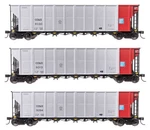 56873 Walthers 50' RD-4 Hopper 3-PACK Comx #9013, 9094, 9100. Fixed Price $108.90.