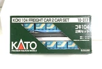 Kato Gauge 10-317 Koki 104 (container Loaded) 2 Car Set Nib. Fixed Price $120.89.