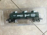 Menards Gold Line 279-2679 "quaker State Oil Tanker Green" Nib. Fixed Price $48.99.