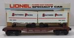 Lionel 6-9333 Gauge Southern Pacific Flatcar With 2 Trailers Nib. Fixed Price $16.39.