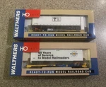 Walthers 65TH 949-1 LOT(2) Frrunners W/45 Vantrailers & Ttox #120035W/TOTE Nib. Fixed Price $77.95.