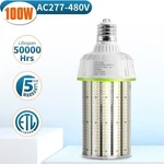 480V 100W Led Corn Light Industrial Warehouse Commercial Cob Bulb 13500LM. Fixed Price $63.24.
