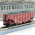 Atlas Scale 41171 Lehigh Valley 55 Ton Fishbelly Hopper Flat End Lv 25000. Fixed Price $18.99.