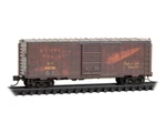Western Pacific 40' Standard Boxcar Weathered Micro-trains #073 44 350 Scale. Fixed Price $32.95.