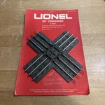 Lionel 90 Degree Crossings, #6-5020 3 Rail O-27 Gauge. Fixed Price $18.00.