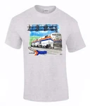 Amtrak Genesis Trains Authentic Railroad T-shirt For Youth And Adults 20006. Fixed Price $22.95.