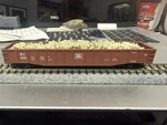 Micro-trains 10500510 Scale 50' Steel Side Gondola W/ Load Rock Island Ri 3091. Fixed Price $14.85.