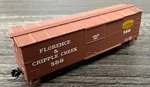 Micro-trains NN3 #15104 Wood Sheathed Boxcar Florence & Cripple Creek Nos!. Fixed Price $22.99.