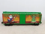 Atlas 3001779 40' PS-1 Christmas 6' Door (lighted) Multi-color Box Car. Fixed Price $129.00.