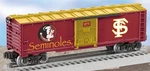 Lionel Florida State Seminoles University Boxcar 6-39281! Gauge Train College. Fixed Price $129.99.