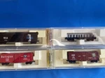 Micro-trains Z Scale Freight Car Lot Of 4 Burlington B&m Cn Mpn Free Shipping. Fixed Price $55.00.
