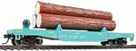 Walthers Trainline 1773 Ho Scale Dump Car With Logs Union Pacific 14972. Fixed Price $22.99.