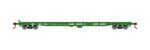 Ho-gauge Athearn Burlington Northern 60' Flat Car #630828. Fixed Price $39.99.