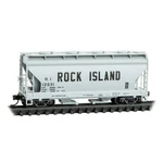 Micro Trains 092 00 630 Ri Rock Island 2-BAY Covered Hopper Rd# 12031. Fixed Price $28.75.