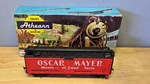 Athearn Ho Scale Oscar Mayer Meats Omrx 6871 Red Scribed Train Reefer #5209. Fixed Price $12.99.