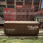 Ho Scale Athearn Rio Grande 40' Hi-cube Boxcar 67422 Kadee Couplers Weathered. Fixed Price $11.69.