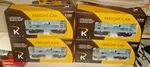 K-line Scale. Lirr Ballast Car W/ Load. 4 Pack.. Fixed Price $180.00.