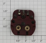 Lionel 2330-5 Red Atomic Brush Plate Complete (rare). Fixed Price $40.00.
