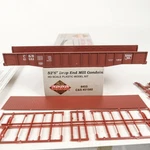 Proto 2000 Ho Burlington Route C&s #21562 52'6" Drop End Mill Gondola Kit 8453. Fixed Price $21.99.