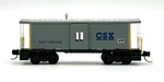Micro Trains Mtl 130 040 Scale Csx Transportation Bay Window Caboose.. Fixed Price $34.00.