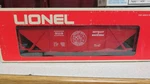 Nos Lionel Detroit & Mackinaw 4 Bay Quad Covered Hopper 6-9119 O/O27 Gauge Scale. Fixed Price $9.99.