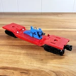 Lionel 3309 Gauge Red Turbo Launching Flat Car No Missiles. Fixed Price $19.95.