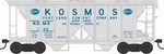 Bowser 43272 Scale H34 Covered Hopper Kosmos Cement Ksmx 106. Fixed Price $23.99.