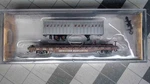 Scale 52.6' Western Maryland Flat Car W/35' Piggyback Trailer New 16756. Fixed Price $30.00.