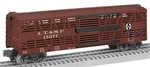 Scale Bi-level Stock Car Atsf #15077 Lionel #6-15077. Fixed Price $49.95.